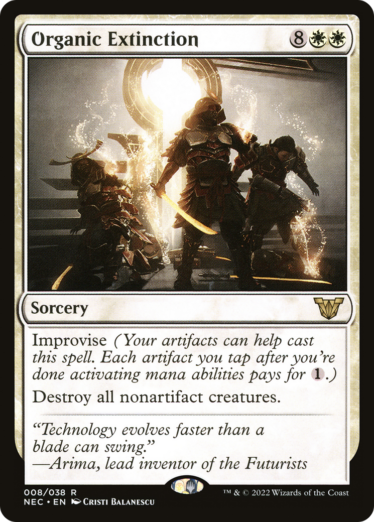 Organic Extinction (NEC-008) [Neon Dynasty Commander]