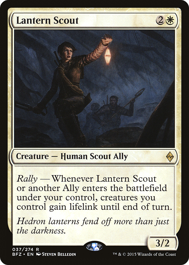 Lantern Scout (BFZ-037) [Battle for Zendikar] Foil