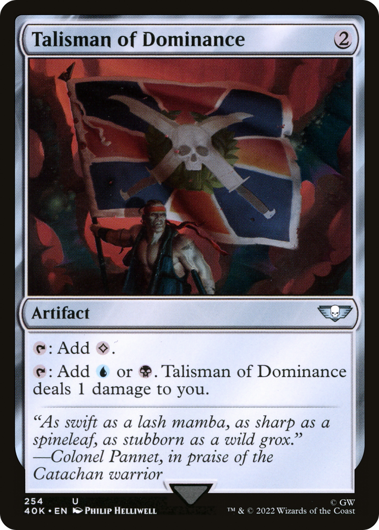 Talisman of Dominance (40K-254) [Warhammer 40,000 Commander]
