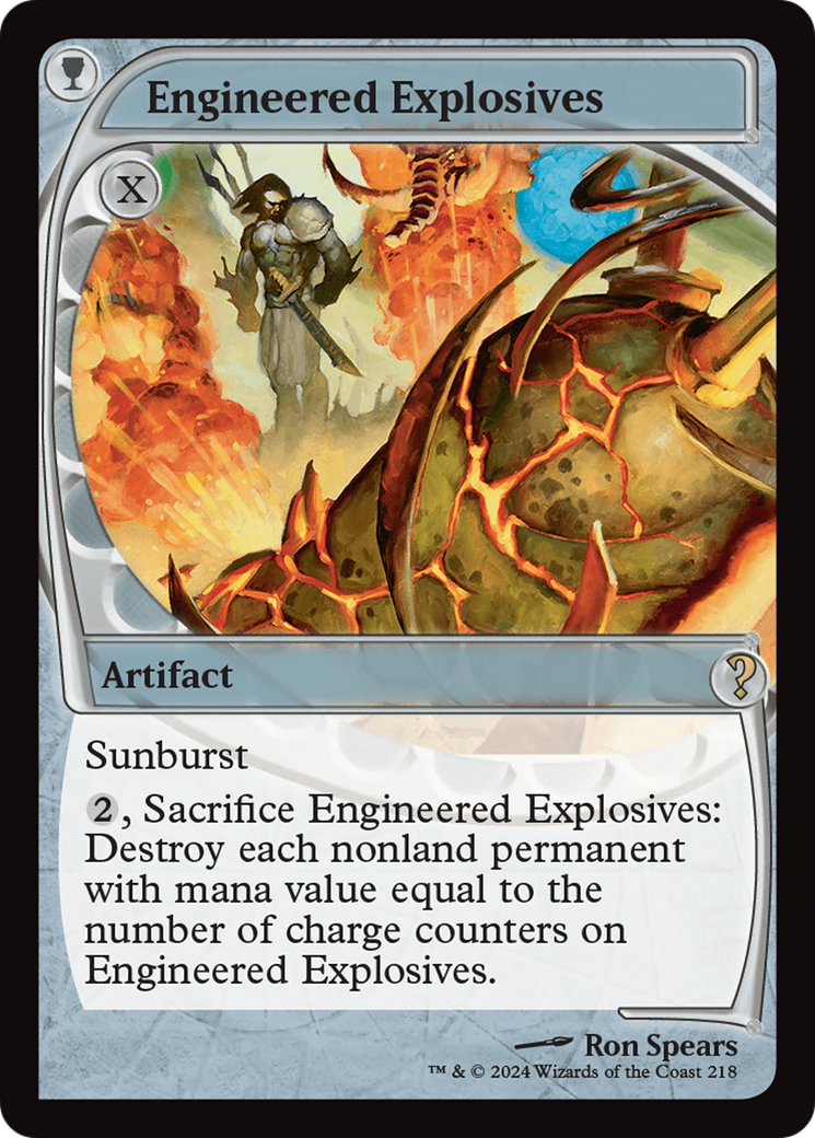 Engineered Explosives (MB2-218) [Mystery Booster 2] Foil