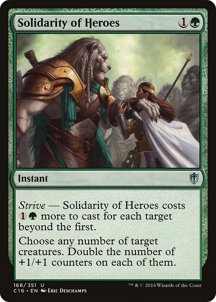 Solidarity of Heroes (C16-168) [Commander 2016]