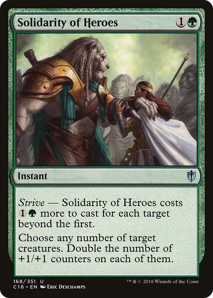 Solidarity of Heroes (C16-168) [Commander 2016]