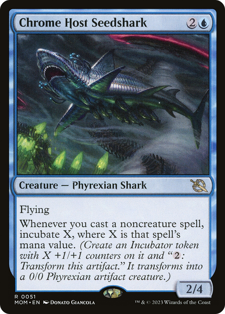 Chrome Host Seedshark (MOM-051) [March of the Machine]