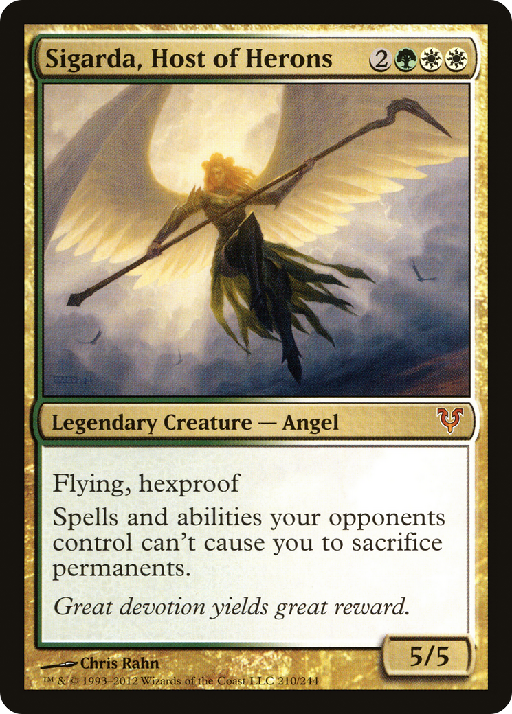 Sigarda, Host of Herons (AVR-210) [Avacyn Restored]