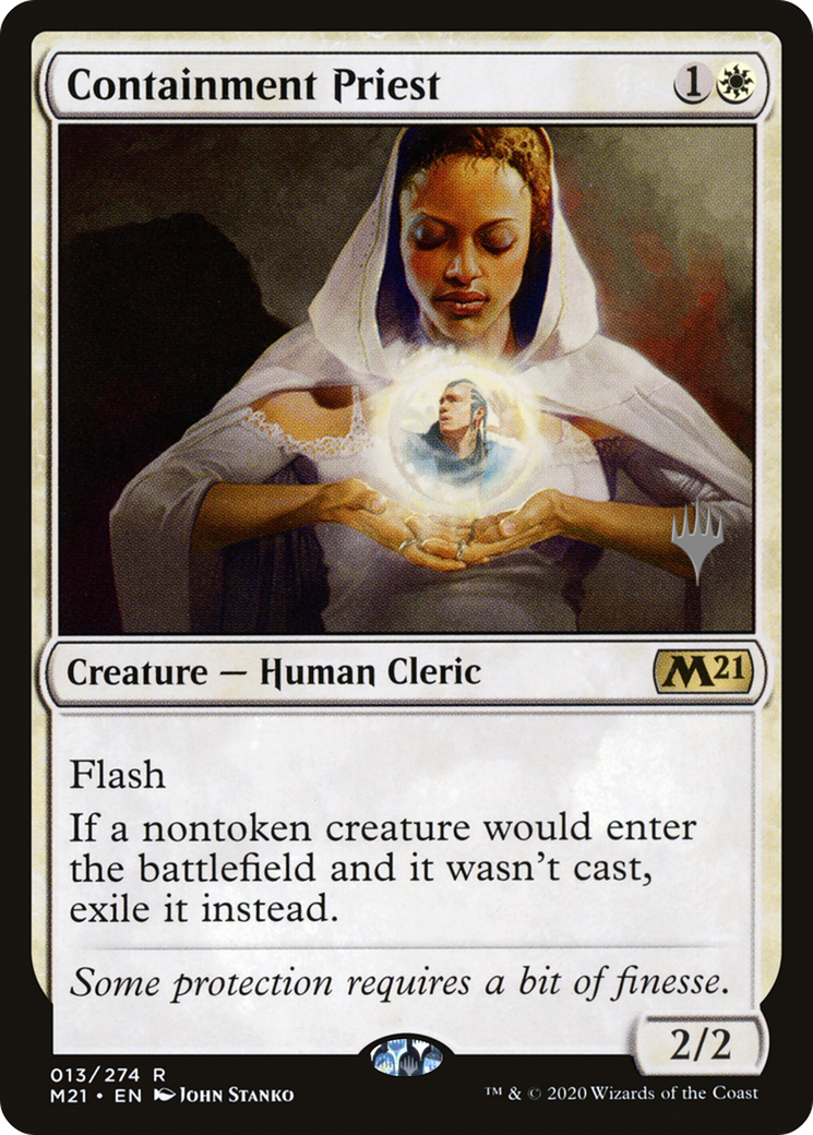 Containment Priest (PPM21-13P) [Core Set 2021 Promos] Foil