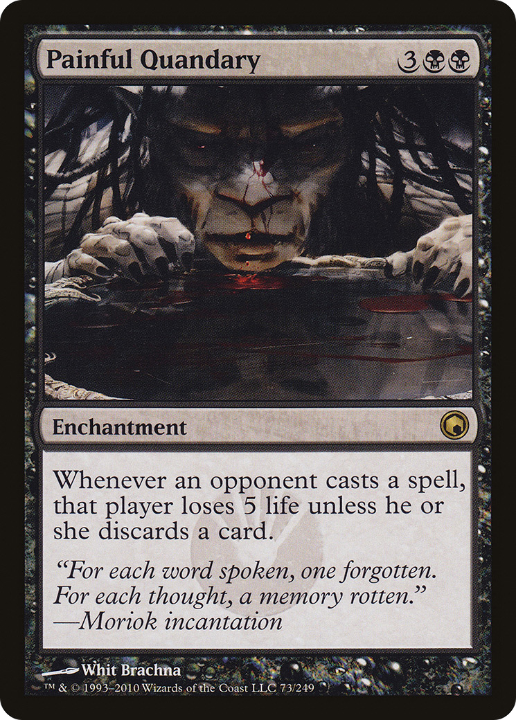 Painful Quandary (SOM-073) [Scars of Mirrodin] Foil