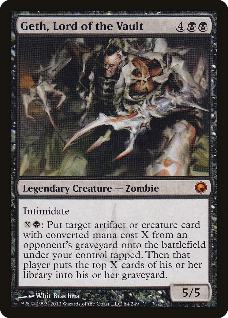 Geth, Lord of the Vault (SOM-064) [Scars of Mirrodin] Foil