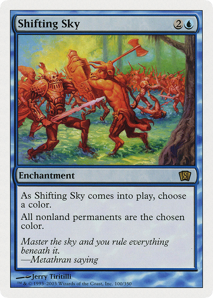 Shifting Sky (8ED-100) [8th Edition] Foil
