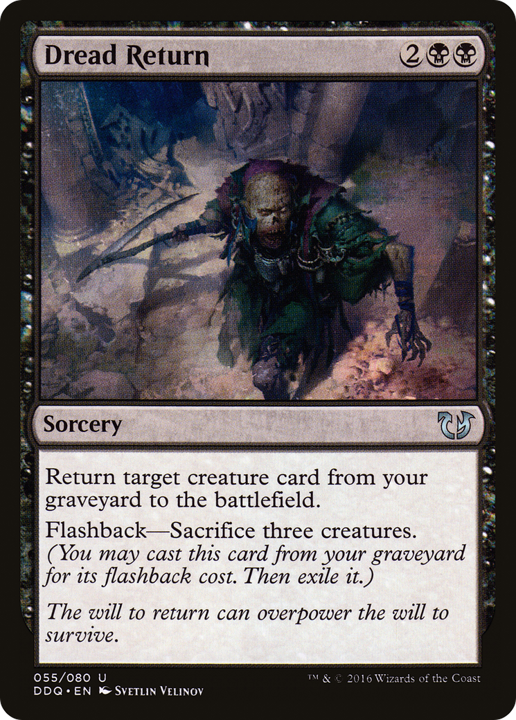 Dread Return (DDQ-055) [Duel Decks: Blessed vs. Cursed]