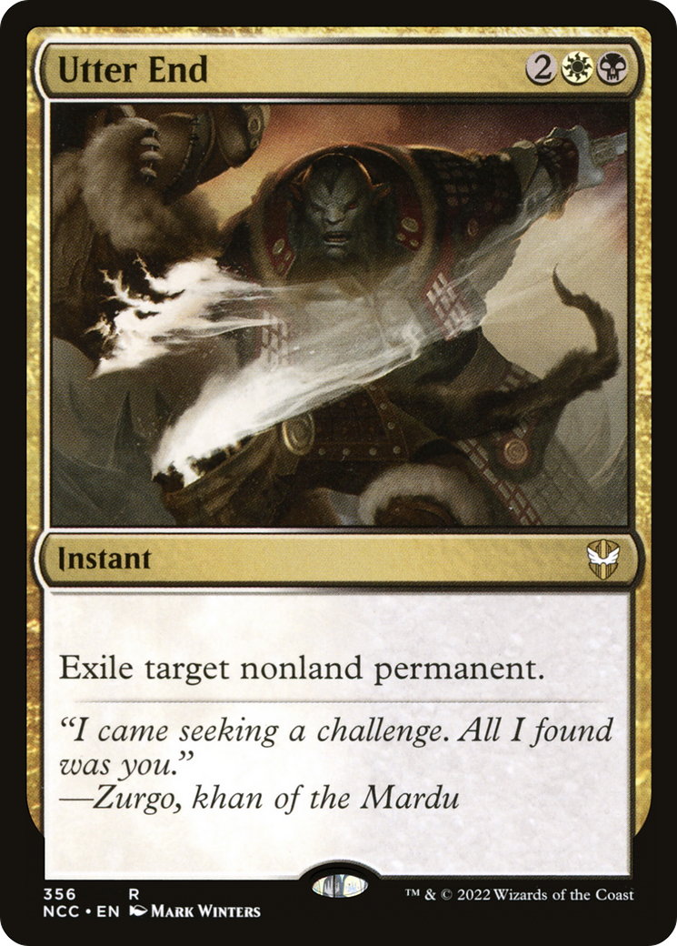 Utter End (NCC-356) [New Capenna Commander]
