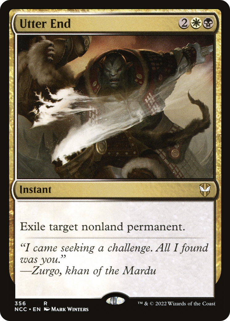 Utter End (NCC-356) [New Capenna Commander]