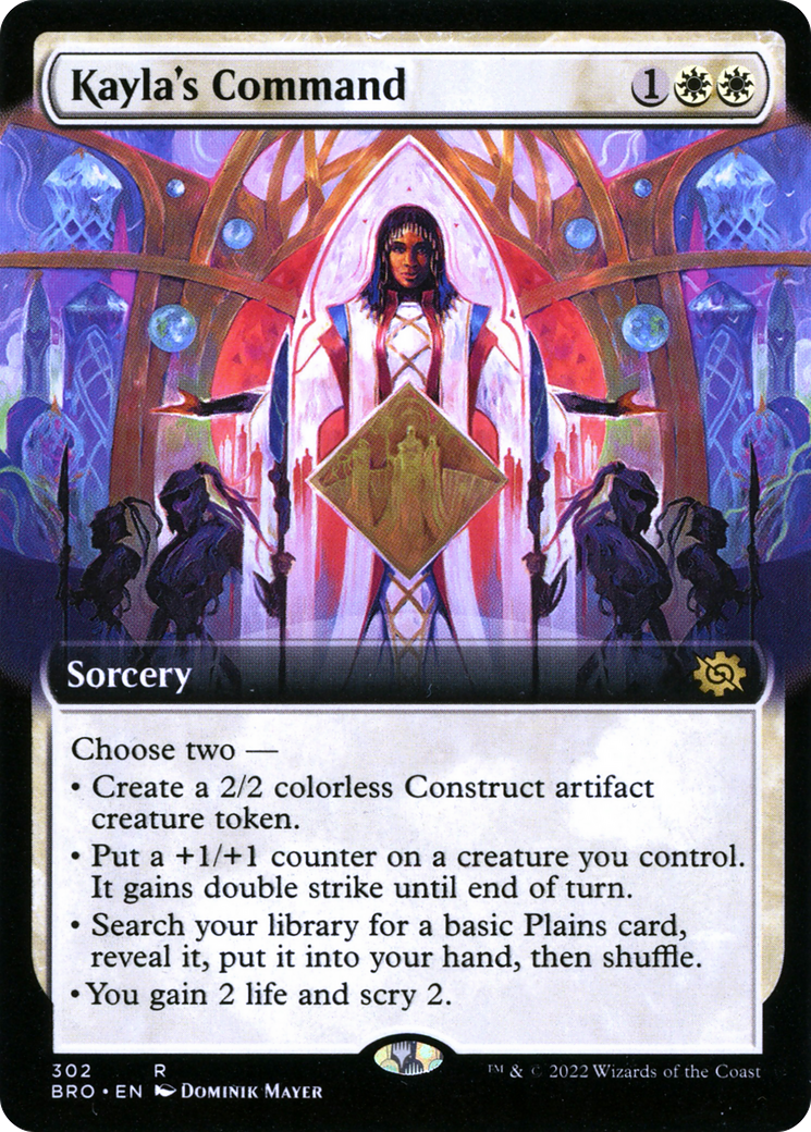 Kayla's Command (Extended Art) (BRO-302) [The Brothers' War]