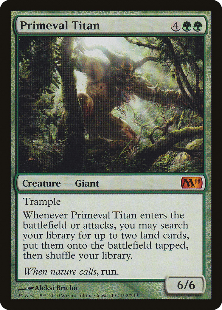 Primeval Titan (M11-192) [Magic 2011]