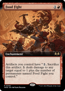 Food Fight (WOE-346) [Wilds of Eldraine]: (Extended Art) Foil