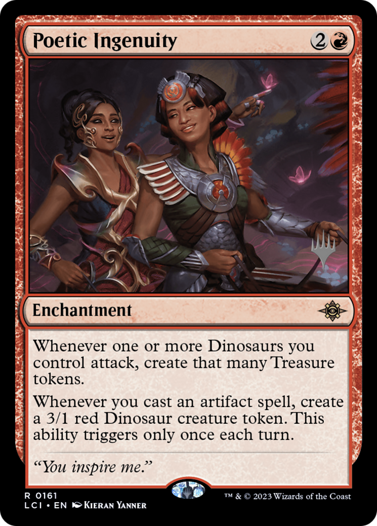 Poetic Ingenuity (PPLCI-161) [Promo Pack: The Lost Caverns of Ixalan Promos]