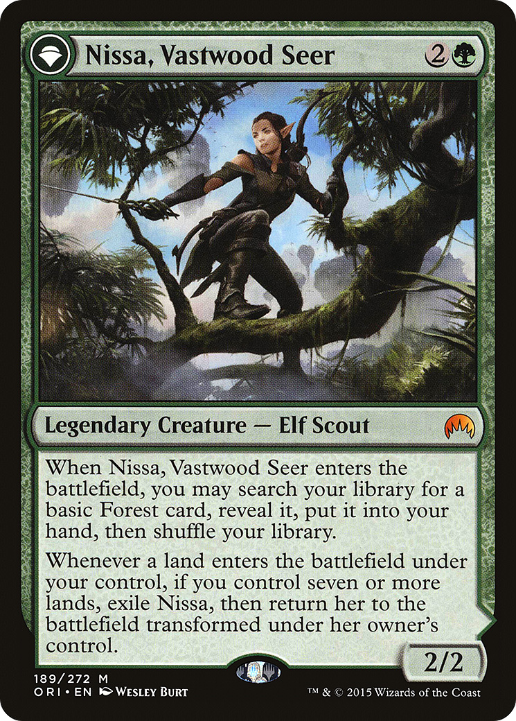 Nissa, Vastwood Seer (ORI-189) [Magic Origins]