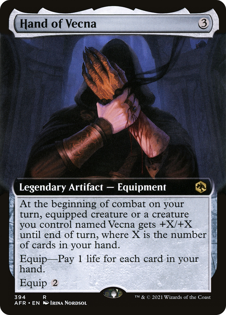 Hand of Vecna (AFR-394) [Adventures in the Forgotten Realms]: (Extended Art)