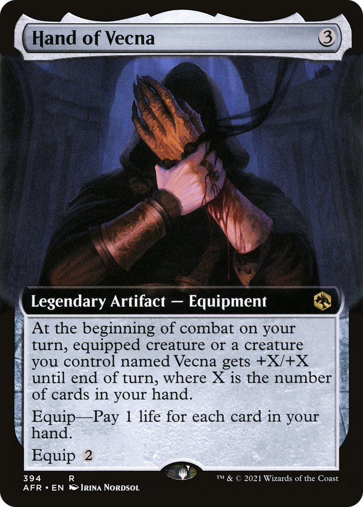 Hand of Vecna (Extended Art) (AFR-394) [Adventures in the Forgotten Realms]
