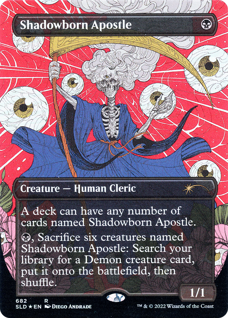 Shadowborn Apostle (SLD-682) [Secret Lair Drop] (Borderless) Foil