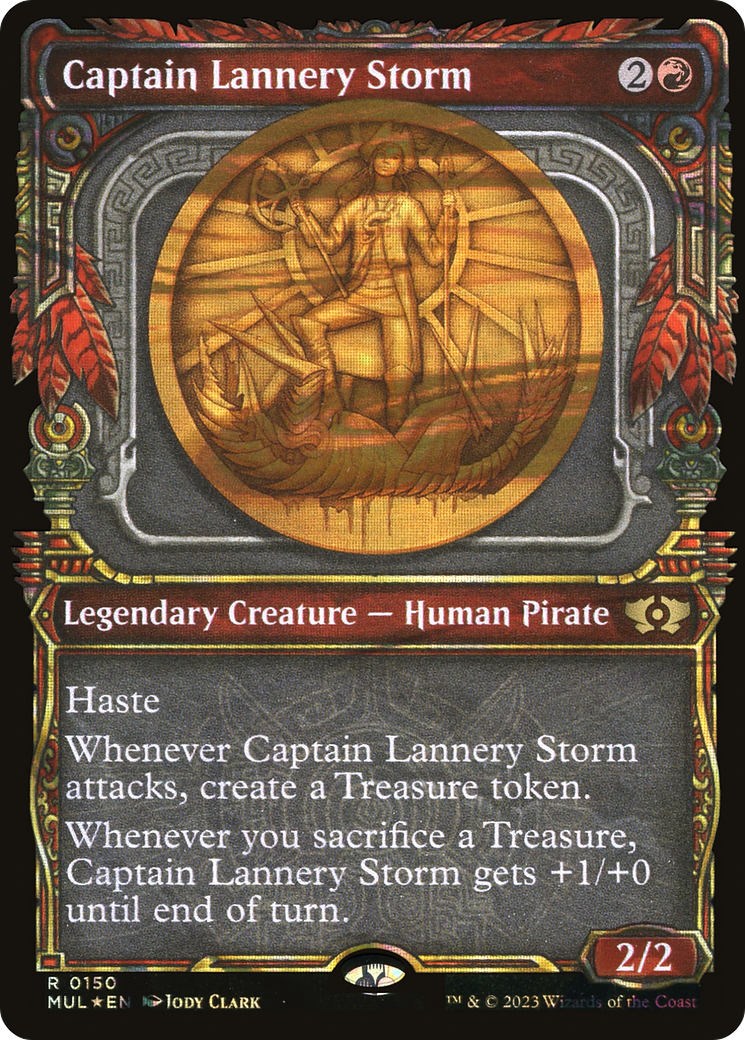 Captain Lannery Storm (MUL-150) [Multiverse Legends]: (Showcase) Foil