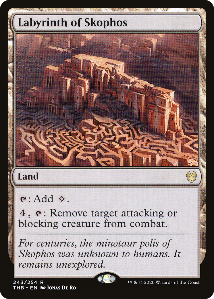 Labyrinth of Skophos (THB-243) [Theros Beyond Death] Foil