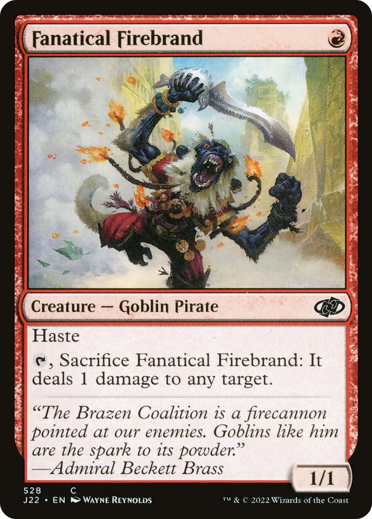 Fanatical Firebrand (J22-528) [Jumpstart 2022]