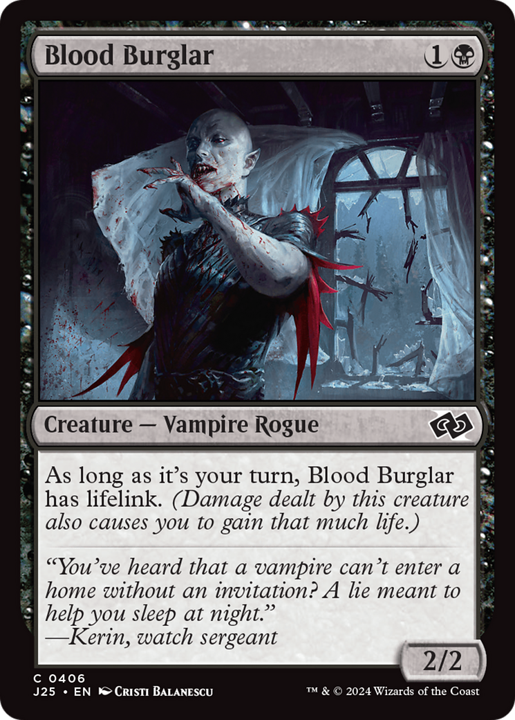 Blood Burglar (J25-406) [Foundations Jumpstart]