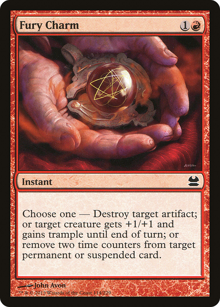 Fury Charm (MMA-114) [Modern Masters] Foil
