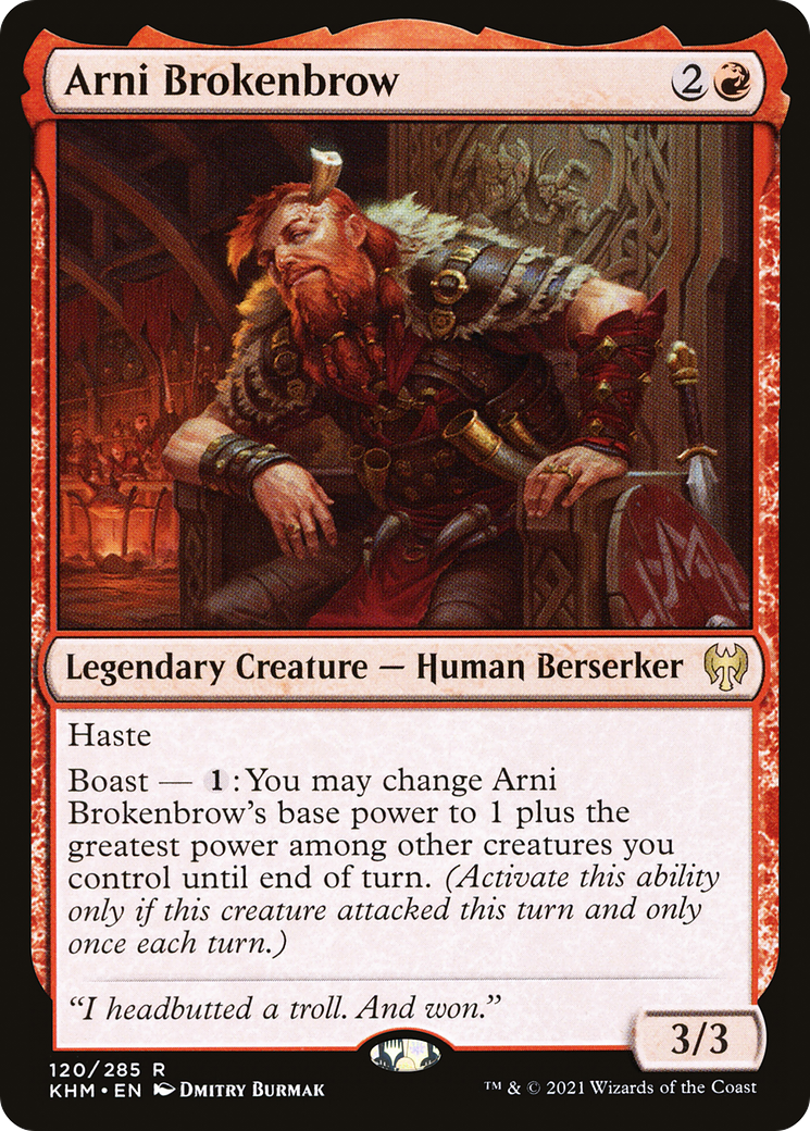 Arni Brokenbrow (KHM-120) [Kaldheim] Foil