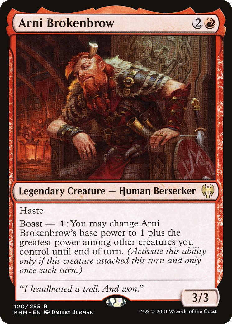 Arni Brokenbrow (KHM-120) [Kaldheim] Foil