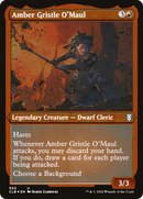 Amber Gristle O'Maul (Foil Etched) (CLB-502) [Commander Legends: Battle for Baldur's Gate] Foil