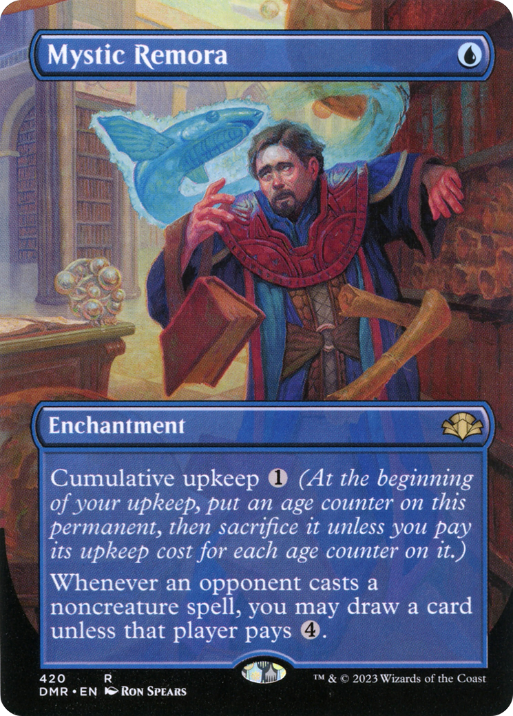 Mystic Remora (DMR-420) [Dominaria Remastered] (Borderless)