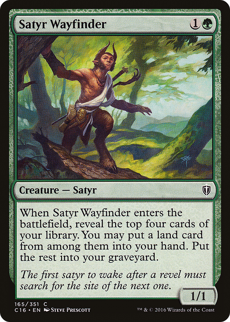 Satyr Wayfinder (C16-165) [Commander 2016]