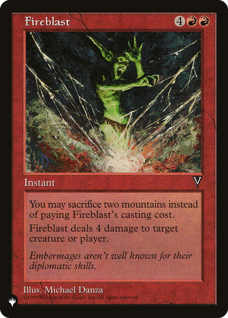 Fireblast (LIST-VIS-79) [The List]