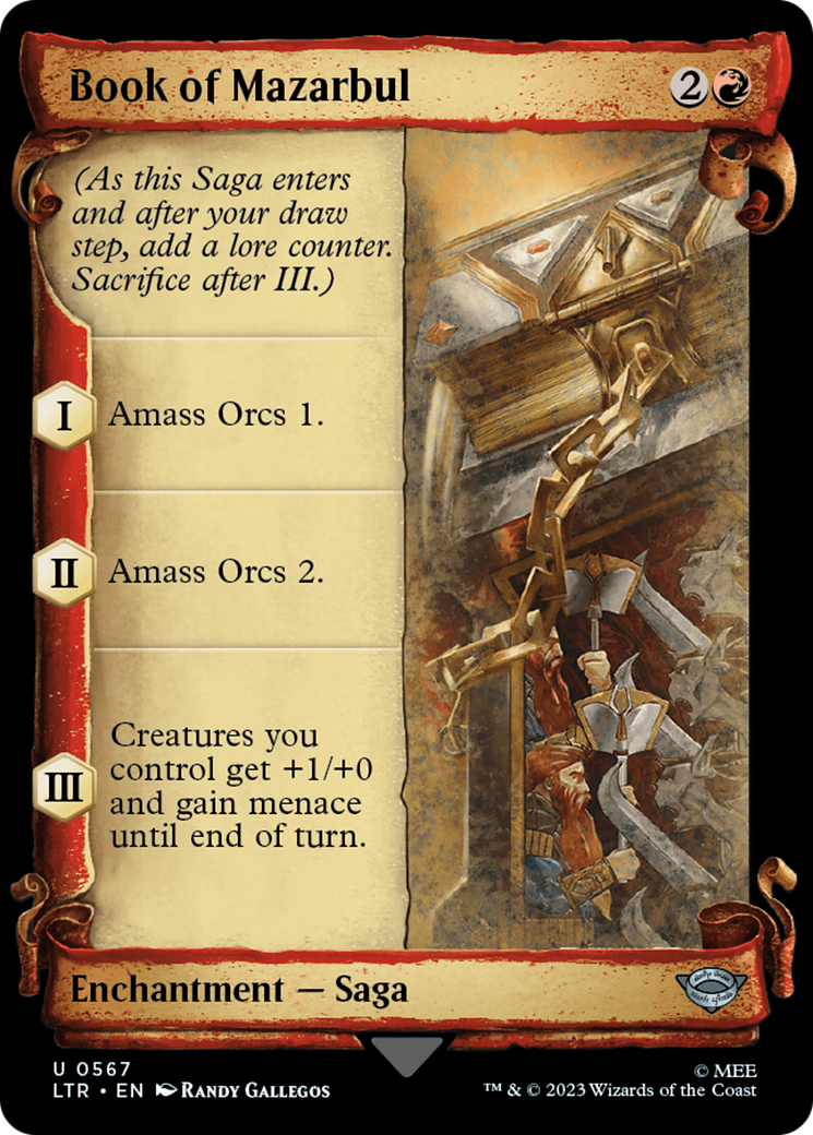 Book of Mazarbul (LTR-567) [The Lord of the Rings: Tales of Middle-earth]: (Showcase)