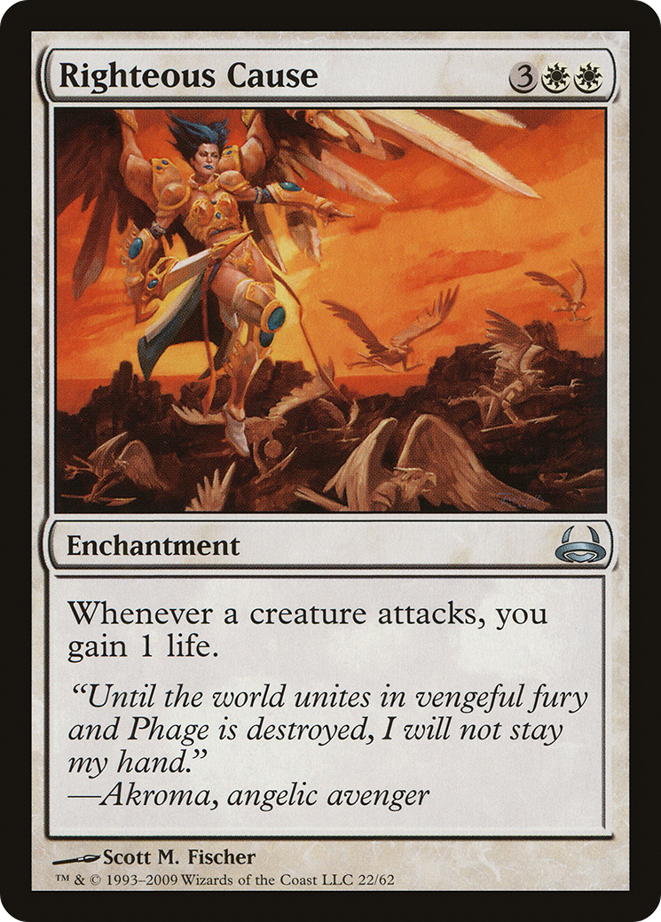 Righteous Cause (DDC-022) [Duel Decks: Divine vs. Demonic]