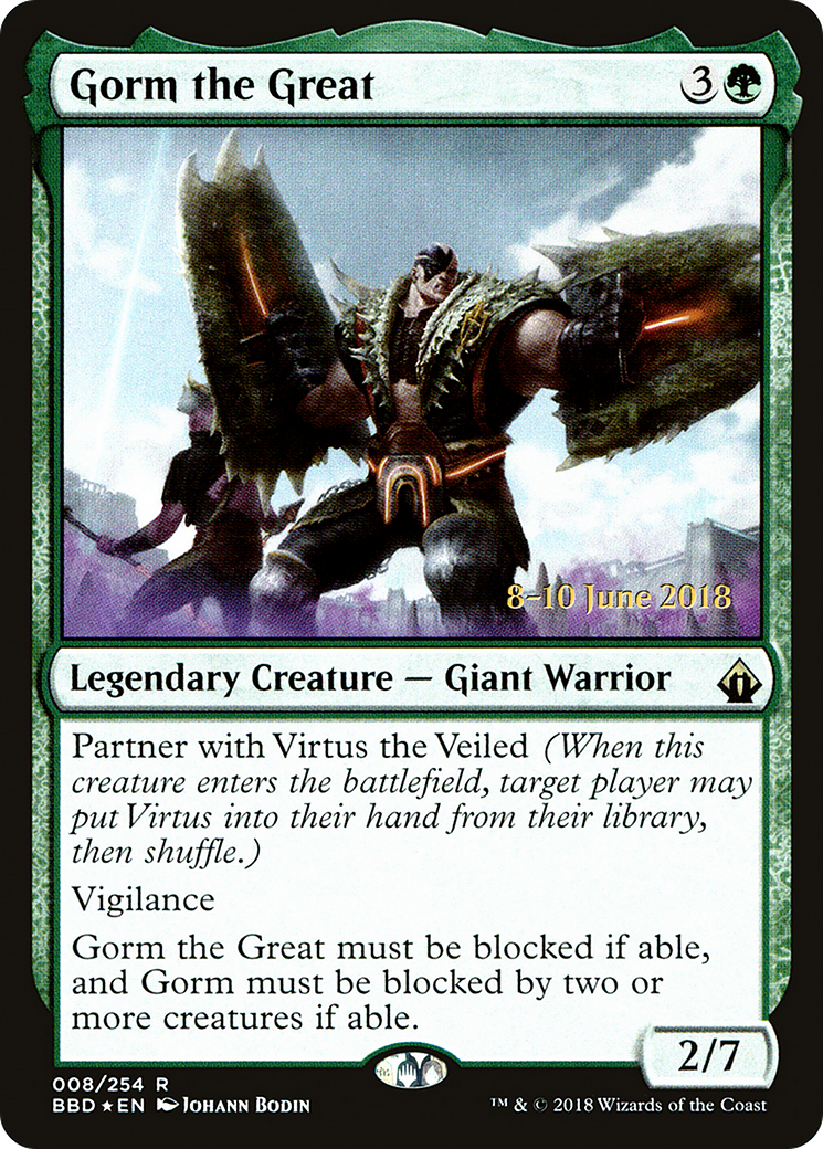 Gorm the Great (LARP-08S) [Battlebond Promos] Foil