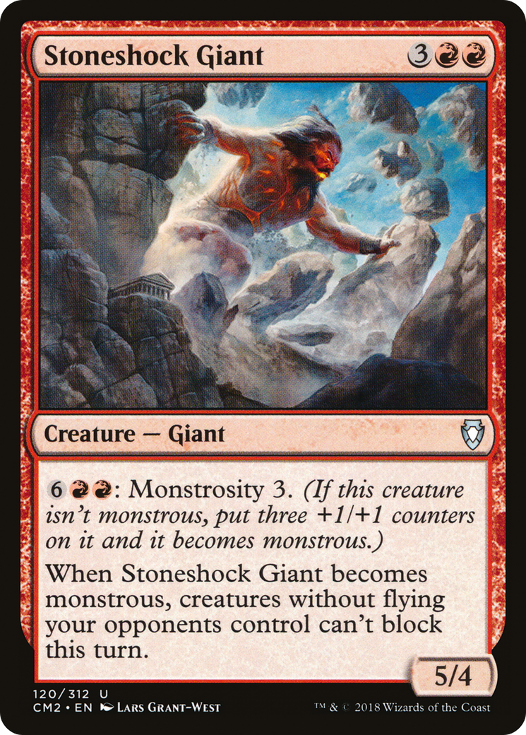 Stoneshock Giant (CM2-120) [Commander Anthology Volume II]