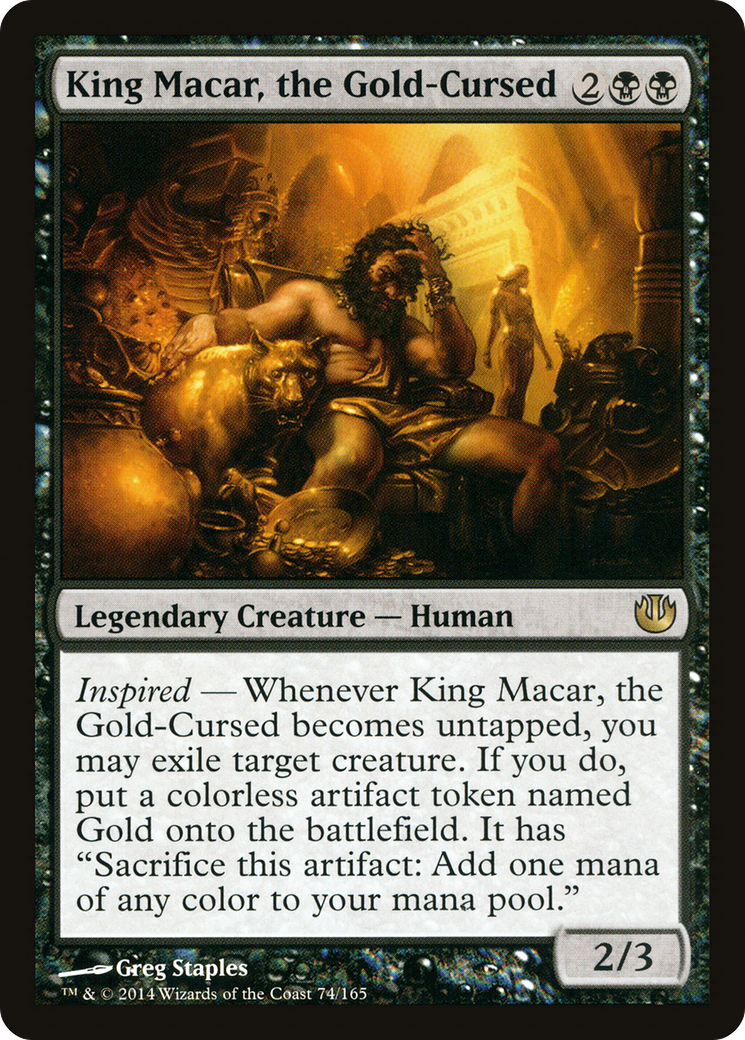 King Macar, the Gold-Cursed (JOU-074) [Journey into Nyx]