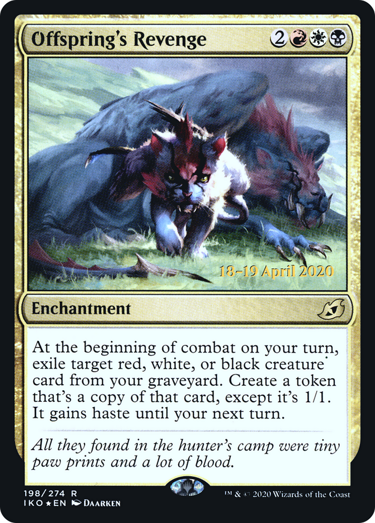 Offspring's Revenge (PRE-198S) [Ikoria: Lair of Behemoths Promos] Foil
