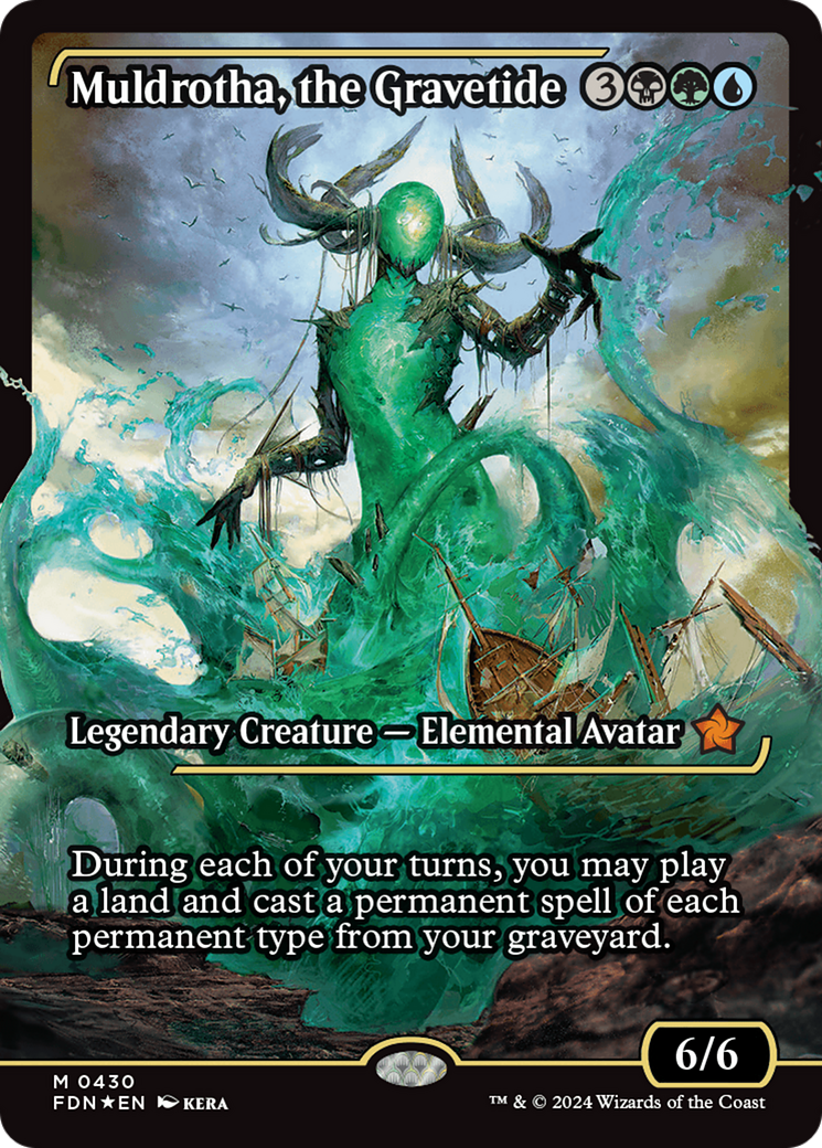 Muldrotha, the Gravetide (FDN-430) [Foundations]: (Showcase) Foil