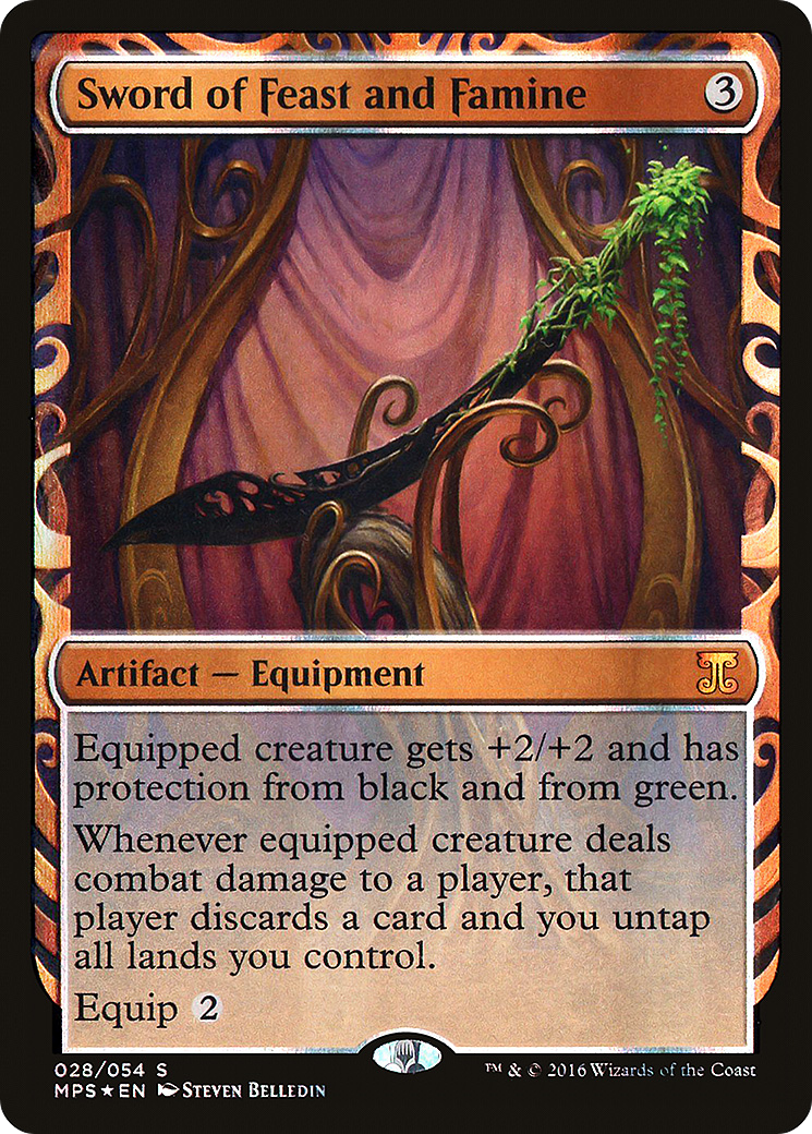 Sword of Feast and Famine (MPS-028) [Kaladesh Inventions] Foil