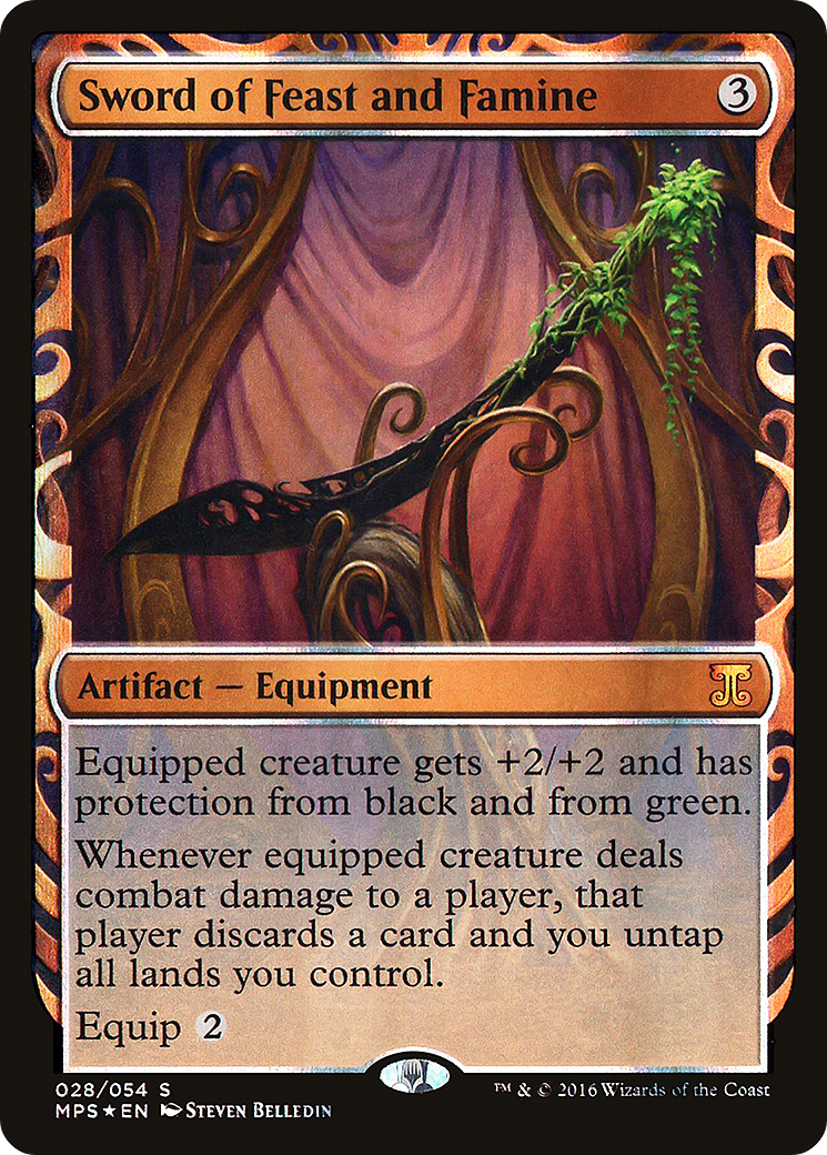 Sword of Feast and Famine (MPS-028) [Kaladesh Inventions] Foil
