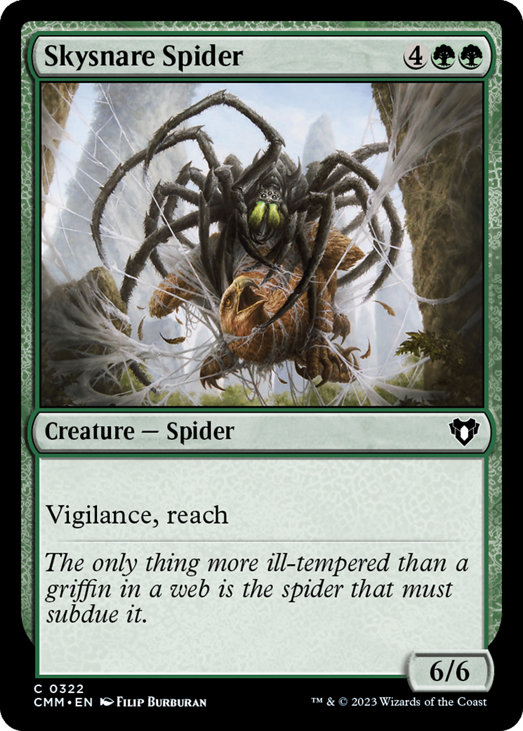 Skysnare Spider (CMM-322) [Commander Masters] Foil
