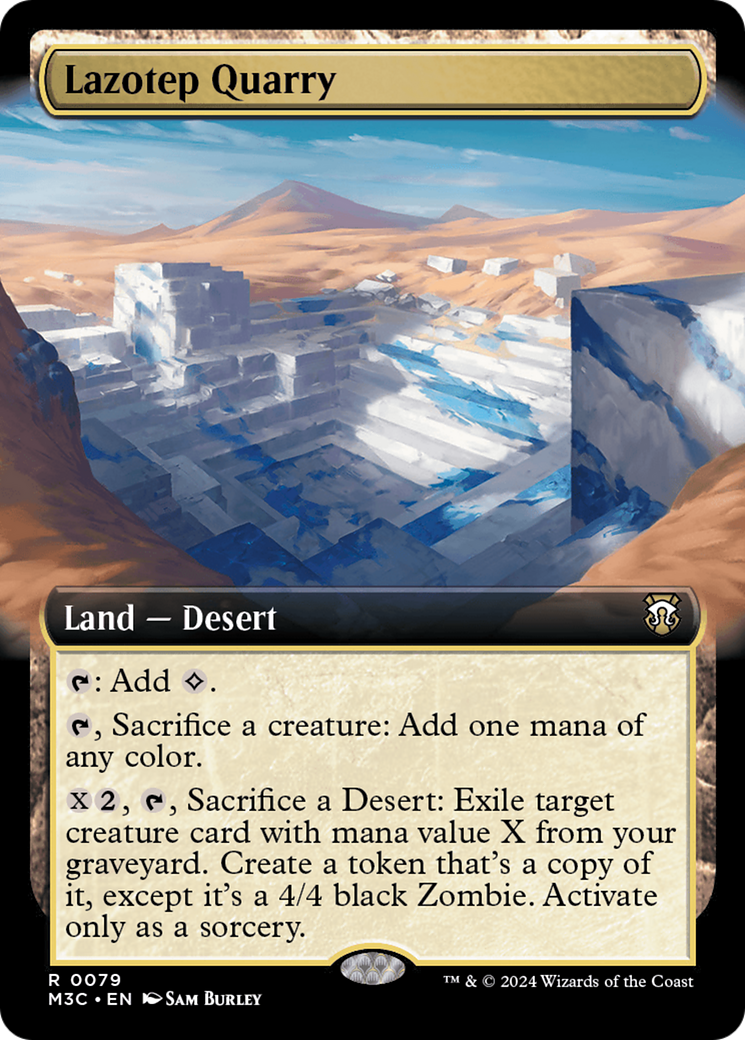 Lazotep Quarry (M3C-079) [Modern Horizons 3 Commander]: (Extended Art) Foil
