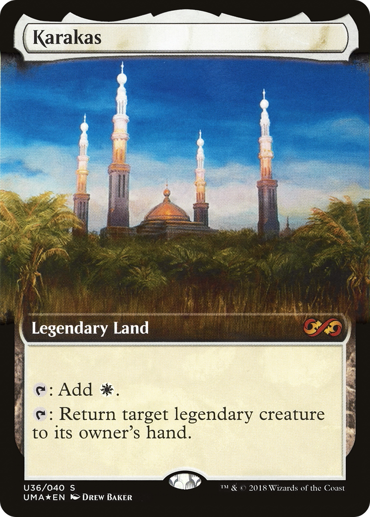 Karakas (UMA:BT-U36) [Ultimate Box Topper]: (Extended Art) Foil