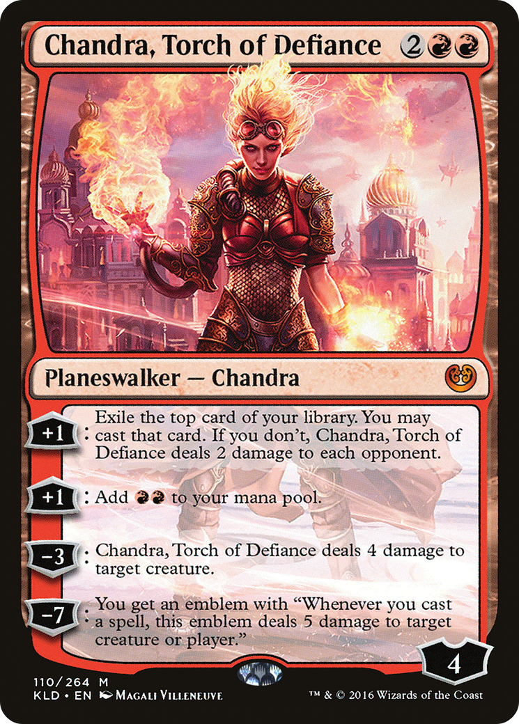 Chandra, Torch of Defiance (KLD-110) [Kaladesh] Foil