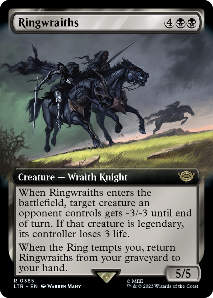 Ringwraiths (LTR-385) [The Lord of the Rings: Tales of Middle-earth]: (Extended Art)