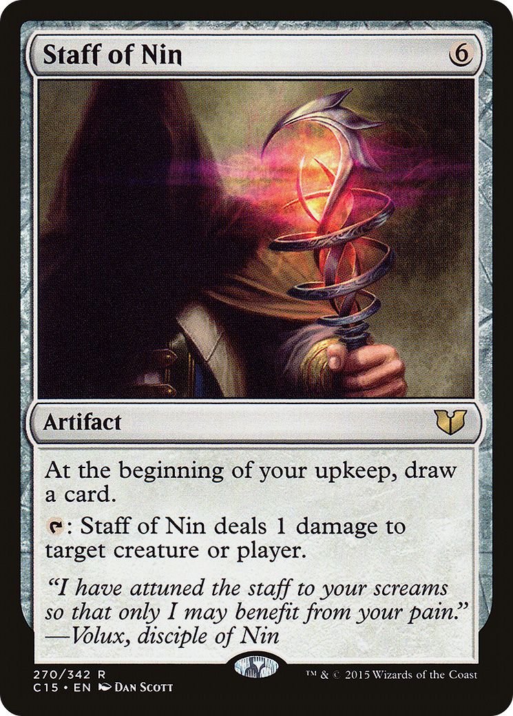 Staff of Nin (C15-270) [Commander 2015]