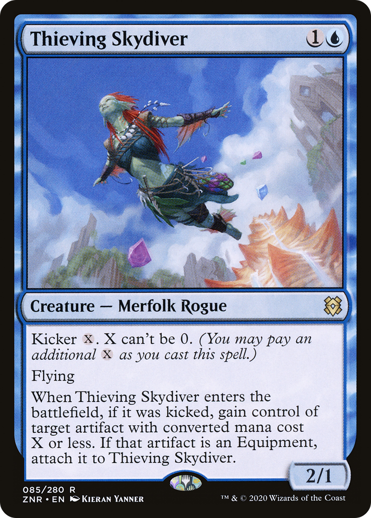 Thieving Skydiver (ZNR-085) [Zendikar Rising]
